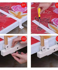 Installation steps for Adjustable Bedside Safety Rail For Seniors And Adults With Folding Metal Handrail In Yellow Wood Grain Finish