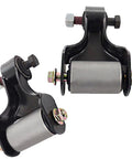 Pair Front Leaf Spring Shackle Bracket Kit For 4x4 Trucks Fits F-250 F-350 4WD 1980-1997 Heavy-Duty Replacement Hanger Bracket
