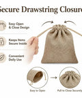 Two Pack Burlap Wine Bags Jute Bottle Covers Hessian Cloth Liquor Wrapping Pouches For Standard Bottles Dope Rustic Wedding Vibe