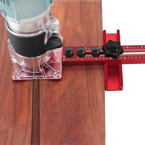 Pro Grade Aluminum Alloy Router Milling Bracket Circle Cutting Jig Adjustable Quick Release Router Guide for Woodworking