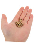 Brass Invisible Barrel Hinges Set 25 Pcs Concealed Small Cylinder Hidden Hardware in hand