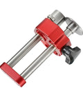 Sheet Metal Roller And Bender, 0 To 100 Degree Angled Bending Tool with dual stainless rods and red grip.