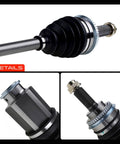 Close-up details of CV Axle Shaft Assembly For Subaru Baja Forester Impreza Legacy Outback Front Left Or Right Fits 2000 To 2006