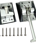 Stainless Steel RV Door Holder With T Style Catch For Entry Door Five Point One Inch Rugged No Sway Heavy Duty Exterior