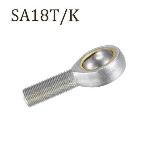 2 Pack Rod End Joints With 18mm Bore And M18x1.5 Right Hand Thread, Includes Jam Nuts on zinc-plated housing