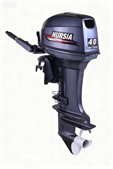 40 HP 2 Stroke Outboard Motor With Electric Start And Hydraulic Lift Reliable Marine Engine For Small To Medium Boats Dinghies And Inflatable Watercraft