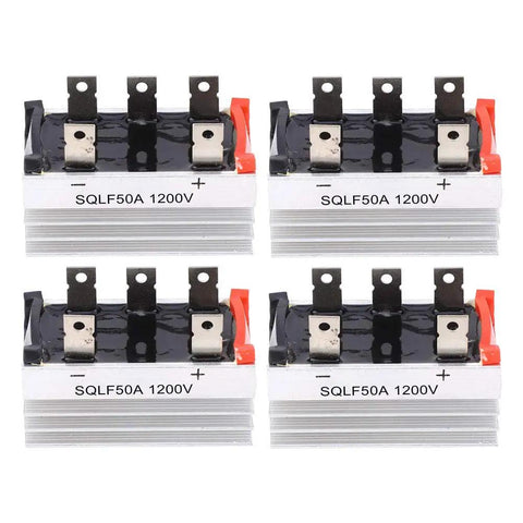 Rock Solid Three Phase Rectifier Bridge Module 50A 1200V High Power Diode for solar inverters and industrial applications.