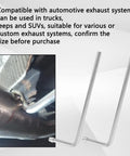 Exhaust Hanger Rods 9.5 Inch Long 90 Degree Bent Weld On Steel 2 Piece Set 3/8 Inch Thick Zinc Plated Mounts in car system