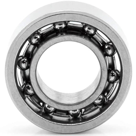 Close-up of 2 Pack Deep Groove Radial Ball Bearings Open Style Seal for Fidget Spinner DIY Projects, 0.25 in Inner Diameter, steel material