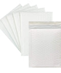 25 Pack 10x13 Inch Bubble Mailers Self Sealing Poly Padded Envelopes White Ready To Ship for Shipping and Mailing Small Items Durable Protection