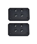 Double Linear Guide Kit MGN9H 300mm Plate Rails For 3D Printers Upgrade With Dope Stability And Smooth Motion For Premium Print Quality And Precision Results, two black plates