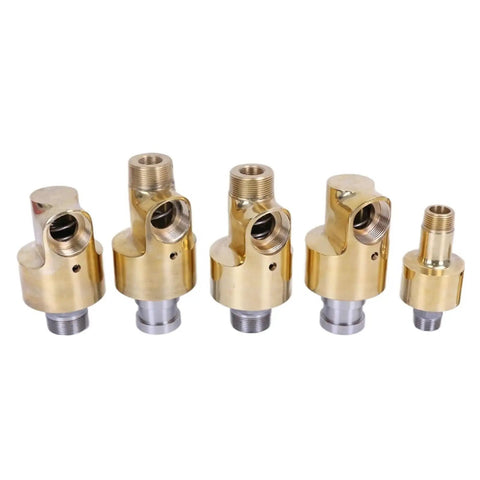 Bidirectional High Speed Brass Rotary Joint With Swivel Water Unions For Inner Tube Rotation HS80 Left Thread Durable Easy Install Leak Proof And Industrial Grade, brass fittings set