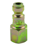 Box Of 250 Built Like A Tank 1/4 Inch FNPT T Style Pneumatic Plugs showing a rust resistant case hardened steel fitting.