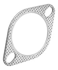 Beefy Heavy Duty Stainless Steel Two Bolt Exhaust Flange Connection Kit With Robust Gaskets And Knuckle Tight Lock Bolts, gasket for 2 inch pipe.