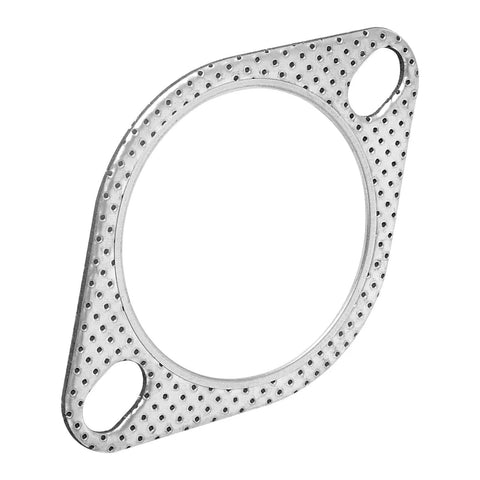 Beefy Heavy Duty Stainless Steel Two Bolt Exhaust Flange Connection Kit With Robust Gaskets And Knuckle Tight Lock Bolts, gasket for 2 inch pipe.