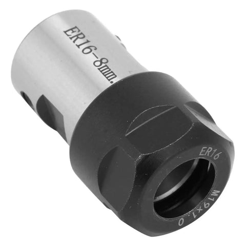 Heavy Duty ER16 Collet Chuck Holder For Milling Spindle Motor Shaft 8mm Rock Solid Collet Block With Tight Clamp