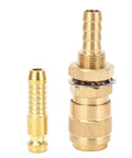 Brass Gas Adapter Welding Fitting For Quick Safe Connection Between Gas Supply And Welding Plug No Leak Design With Durable Brass Body