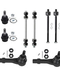 4WD Front 12 Piece Wheel Bearing Hubs And Control Arms Kit For Ford Explorer Ranger Mazda B3000 B4000 Mountaineer