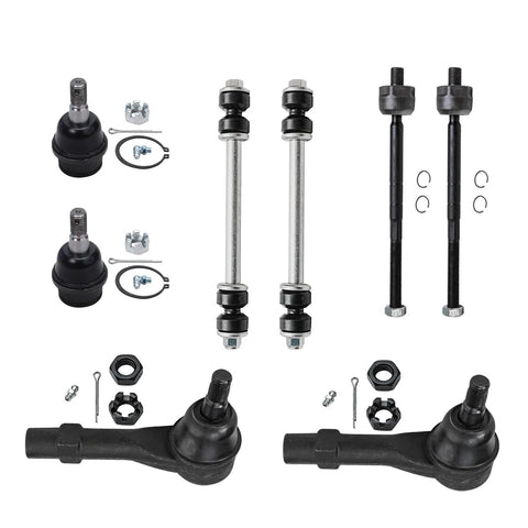 4WD Front 12 Piece Wheel Bearing Hubs And Control Arms Kit For Ford Explorer Ranger Mazda B3000 B4000 Mountaineer