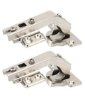 Premium 135 Degree Mesh Hinges For Screen Doors And Patio Net Frames Featuring Slick Soft Close Action And Rock Solid Steel Build That Takes The Daily Hustle Without Skipping A Beat Pack Of 2 in stainless steel finish.