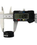 0.5x Telescope Focal Reducer For 1.25 Inch Eyepieces With M28x0.6 Threads measured with caliper
