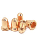 S45 Plasma Consumables 60 Piece Kit For Torch Maintenance Featuring Durable Electrode And Precision Ceramic Nozzles With.8mm And 1.0mm Tips Copper nozzles for plasma cutter, precision tips for enhanced cutting performance.
