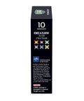 Tough As Nails Antibacterial Bandages For Elbows And Knees 3X3 Inch packaging showing 10 count for knee and elbow use.