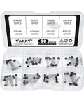 80 Piece Hall Sensor Kit With TO92 Headers 8 Sensor Types SS40AF SS41F SS49E A3144E US1881 AH3503 OH137 ATS177 in storage box