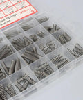 Get Your Hands On This Awesome 300PCS Stainless Steel Compression Spring Assortment Kit With 23 Varied Sizes Perfect for Mechanical Repair Electronic DIY Projects And Car Gadgets To Fix Doors Umbrellas Piano Keys And Kitchenware Like A Boss Today. 300pcs stainless steel compression spring kit in organizer box