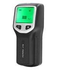NDNCZDHC Stud Finder Wall Scanner 5 in 1 Detector HD LCD Display for Wood AC Wire Center Edges (Silver) close-up view with green display.
