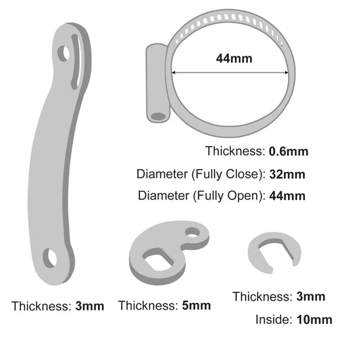 Torque Arm Conversion Kit For Electric Bicycles E Bike Front Or Rear Hub Motors M14 Fitment 2 Pack No Fuss Easy Install To Stop Motor Slippage And Frame Damage