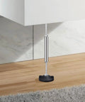 Adjustable Cupboard Foot Cabinet Leveling Legs With Rustproof Nylon Base Built Tough For Kitchen Vanities And Cabinets 23cm To 38cm Adjustable Stable Base With High Bearing Capacity, silver cabinet leg with black nylon base under vanity