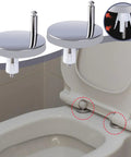 Seat Hinge Fix Nuts Kit 2 Pcs Quick Release Bolts Set Replacement Hardware For Universal Bathroom Fittings image