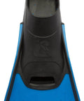 Ultra Light Fins For Pool Training And Snorkeling, Short Blade For Quick, Effortless Kicks, Super Lightweight Swim Fins in Bright Blue, Size 43/44