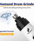 3 Pack Replacement Drum Grinders For Silent Groom Pro showing diamond-coated tip and upgraded durable formula