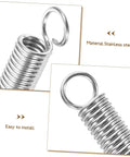 Top Tier 8 Piece Mechanical Compression Spring Kit Perfect For Crafting And E V Brackets Plus Ladder Feet Heavy Duty Stainless Steel Stuff That Holds Tight. Stainless steel compression spring close-up