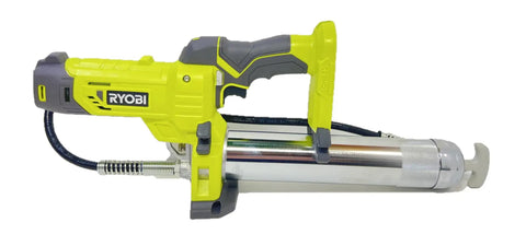 Side view of Heavy Duty Grease Gun Kit With 10000 PSI High Pressure And 7.5 Oz Per Minute Flow, includes 30 inch flex hose.