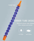 Detail of Ten Pack Flexible Plastic Cooling Hoses Designed For High Temp Coolant Systems with inner tube design to prevent leakage.