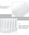 Heavy Duty Test Tube Rack With Peg Drying Layout For Reliable Centrifuge And Microtube Holding Two Pack, 66 test tube columns.