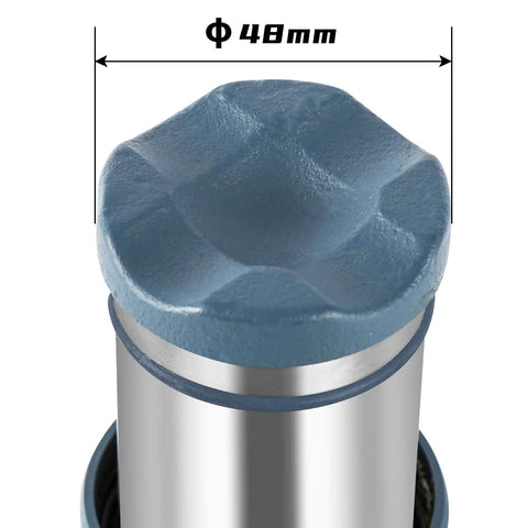 Low Pro 10 Ton Double Ram Bottle Jack For Low Clearance Lifts piston top, compact welded hydraulic jack part with 48mm diameter