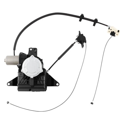 Driver Side Power Sliding Door Motor Assembly With Cable Fits Honda Odyssey 2011 To 2017 Three Point Five Liter V6, detailed view of motor and cable.