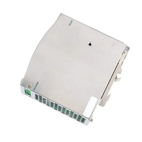 Top view of Heavy Duty 120W Rail Power Supply 24V 5A, NDR 120 24 with aluminum plastic enclosure for industrial use