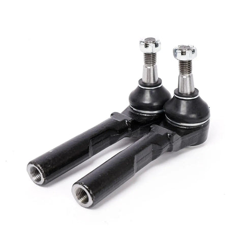 Two Piece Front Outer Tie Rod End Set Fits 2004 2012 Malibu Plus 2005 2010 Pontiac G6 And 2007 2008 Saturn Aura Heavy Duty High Strength Steel With Solid Mount Bracket Durable Smooth Steering Easy Install Drop In Ready, black front outer tie rod ends