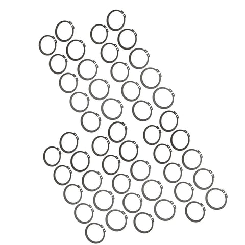 50 Piece Snap Ring Kit For 507 AC Compressor Clutch Replacement displayed in a grid pattern