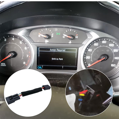 Transmission Shift Lever Jumper Wiring Harness 84733196 Plug N Play Fix Shift To Park Message For Chevrolet Malibu Volt 2016 2017 And GMC Acadia 2017 2019 With Factory Pin Layout, shown with connector