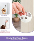 2 Pack Child Proof Deadbolt Lock For Doors, Easy One Hand Operation, Universal Size Fits Most Deadbolts in use on door