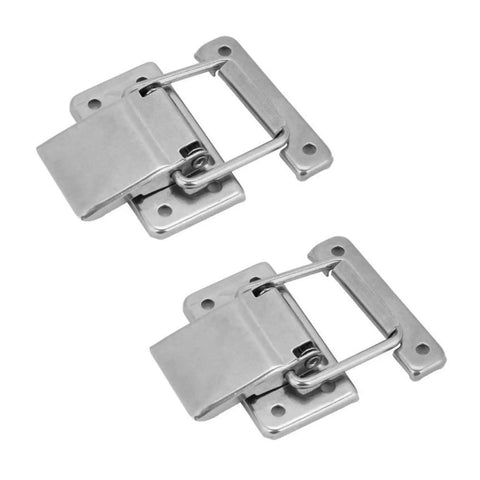 Stainless Steel Key Hasp Lock 2 Pack Spring Loaded Toggle Latch For Cabinets, Boxes, Wood Boxes, And Furniture Hardware Anti Corrosion