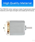 High quality 10 Pack Micro DC Motors 1 To 6V With Holder 130 Round Shaft Tiny Motors shown with galvanized sheet material.