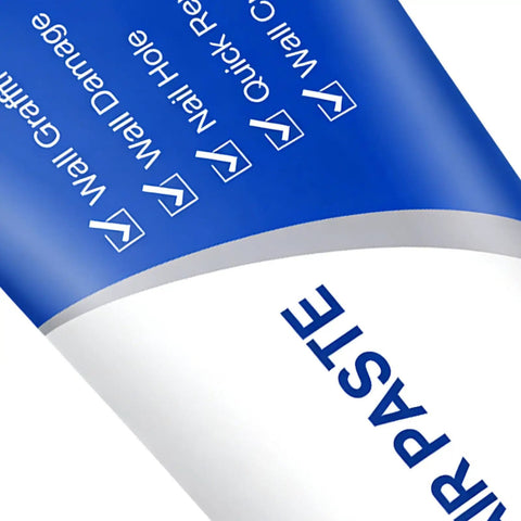Close-up of DIY Drywall Repair Kit with Easy Putty Paste for Holes and Cracks in Walls Ceilings and Doors Quick Patch for Home