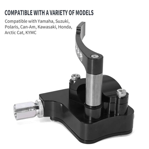 Seven Eighths Inch Universal Billet Throttle Thumb Assembly For ATV And Dirt Bike, Fits 22mm Handlebars, Thumb Controller Replacement For Yamaha Suzuki Polaris Can Am Kawasaki Honda Arctic Cat KYMCO